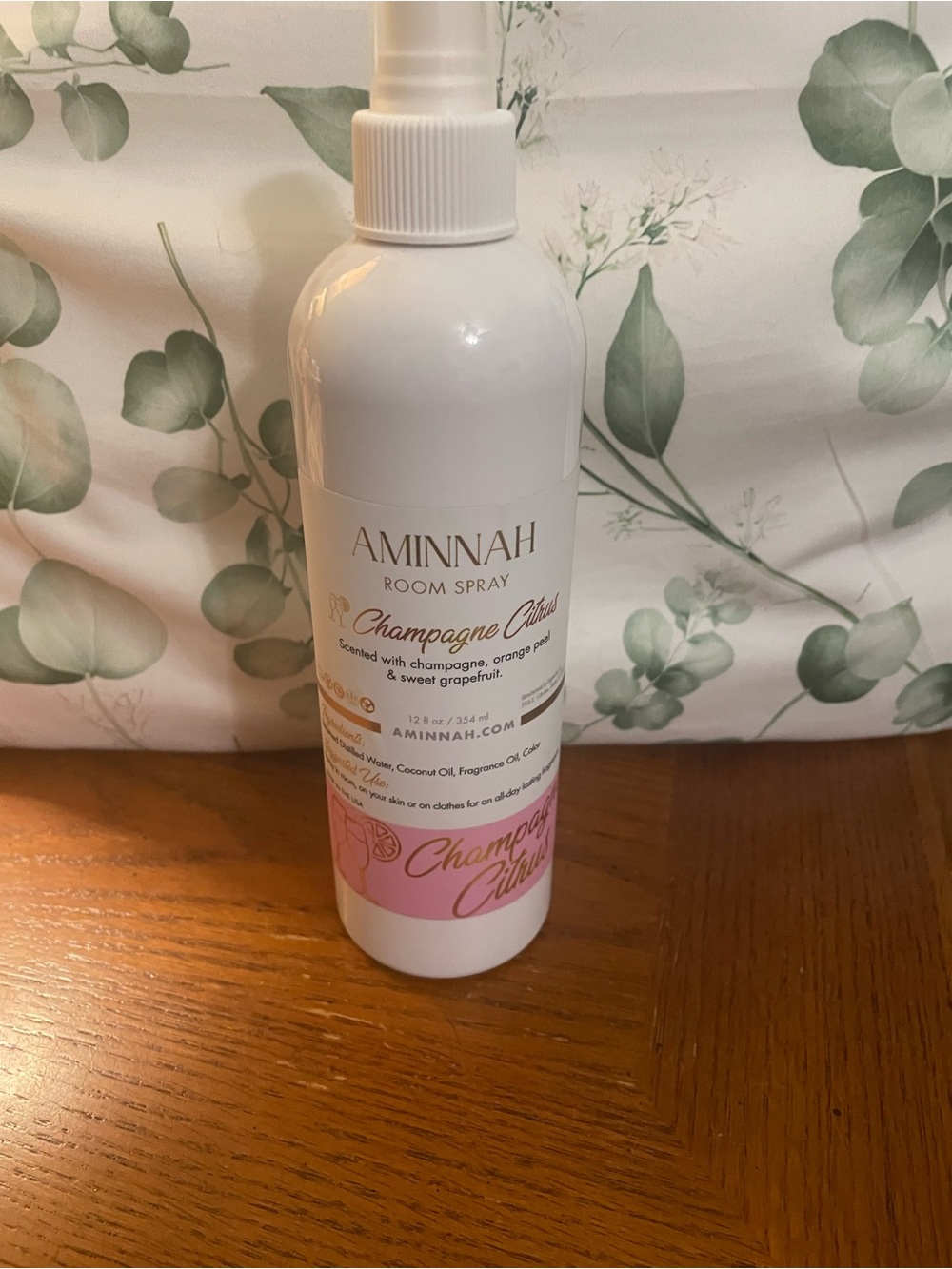 Aminnah Champagne Citrus Room Spray